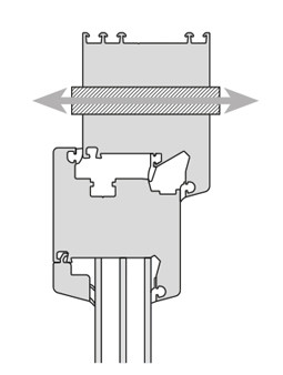 Im Blendrahmen integrierte Lüfter Im Blendrahmen integrierte Lüfter