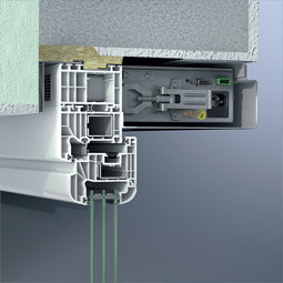 Schüco VentoTherm® Twist elektrisch betriebener Lüfter Schüco VentoTherm® Twist elektrisch betriebener Lüfter